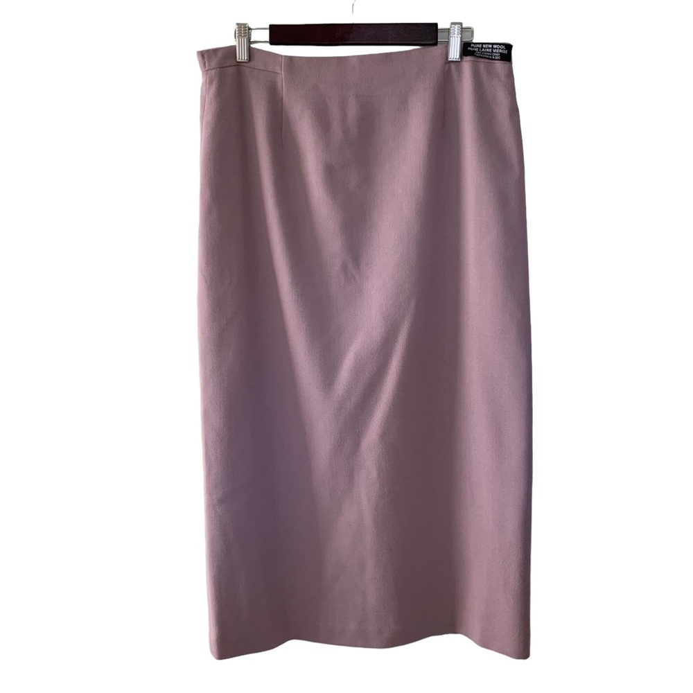 Classic Straight Midi Skirt - Dusty Rose
